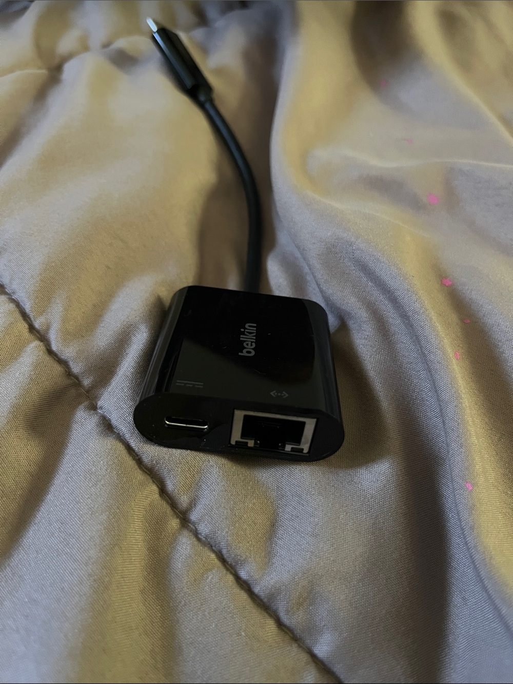 belkin Black USB-C to Ethernet Adapter